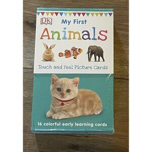 My First Animals Touch and Feel Picture Cards by DK (English) Cards Book